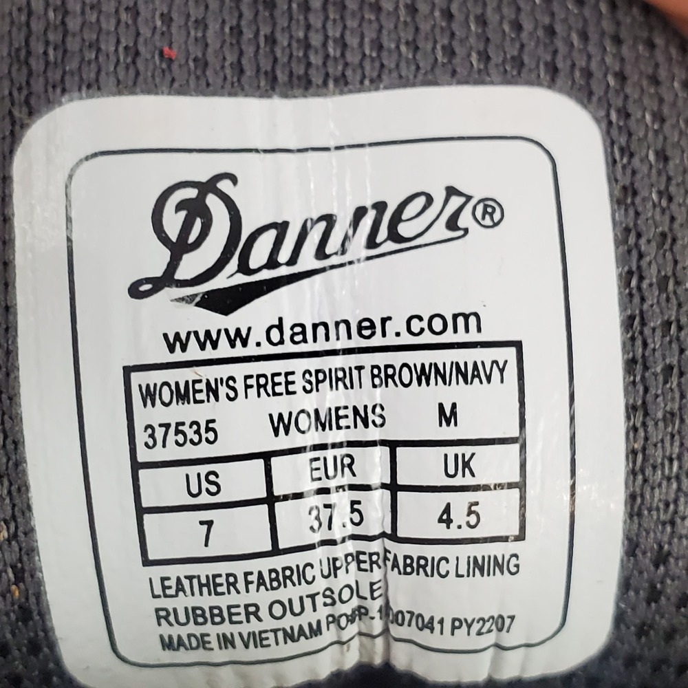 Danner Lace-Up Boots in Brown and Navy - Picture 5 of 12